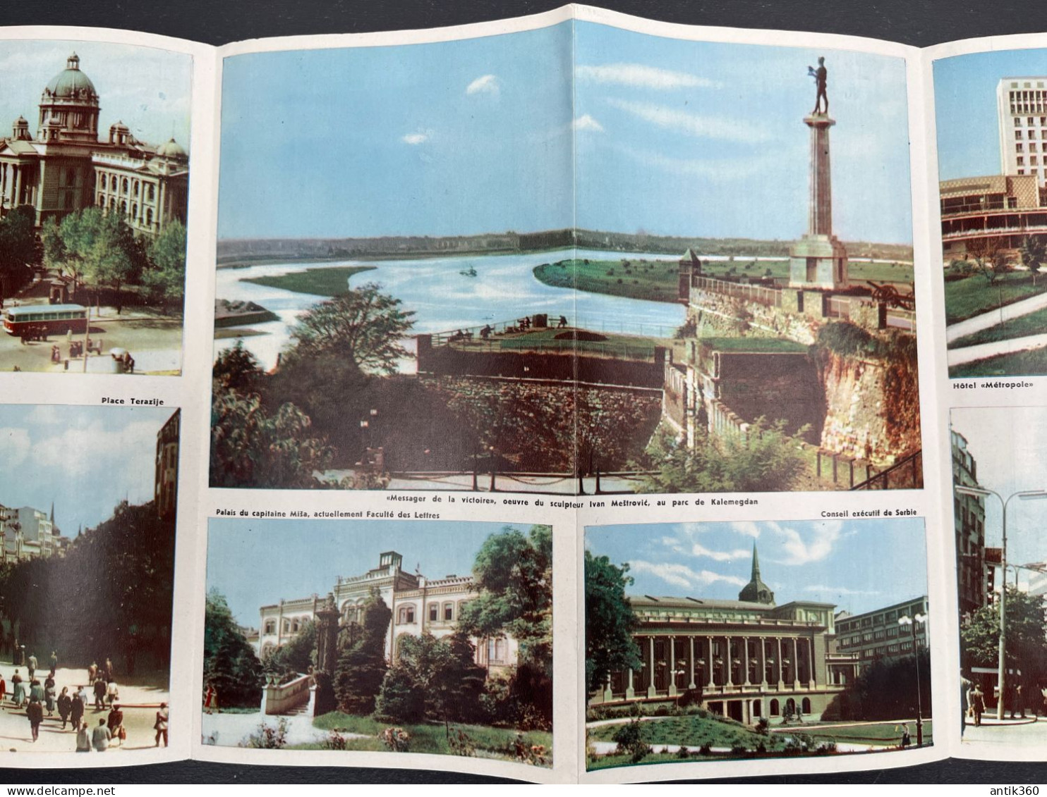 Ancienne Dépliant Brochure Touristique Belgrade Serbie - Reiseprospekte