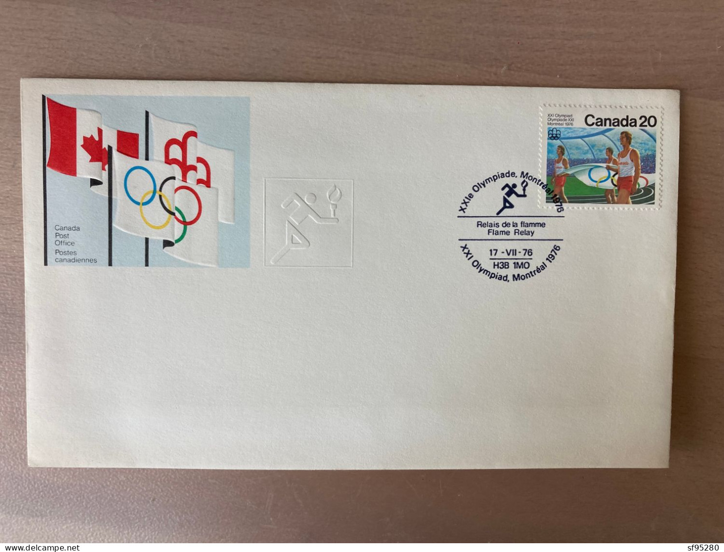 CANADA JEUX OLYMPIQUES MONTREAL 608 - Enveloppes Commémoratives