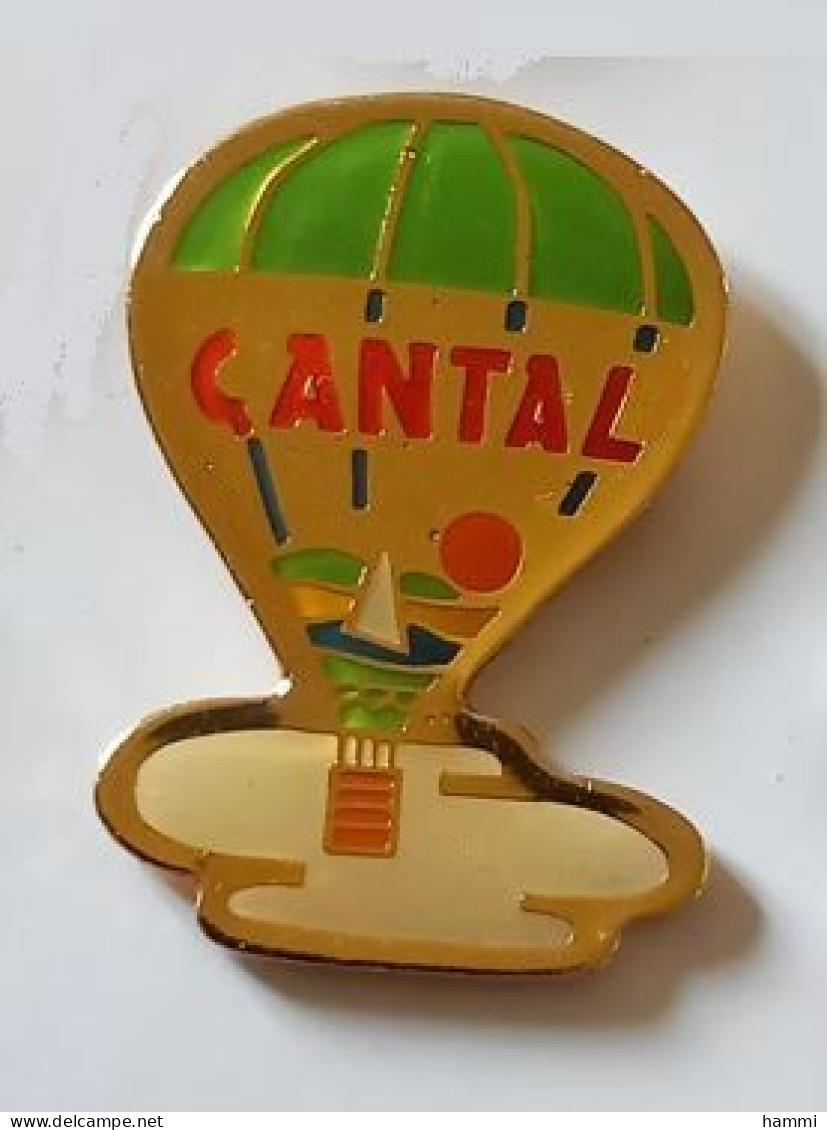 XX425 Pin's Montgolfière Balloon CANTAL Planche à Voile  ? Achat Immédiat - Fesselballons