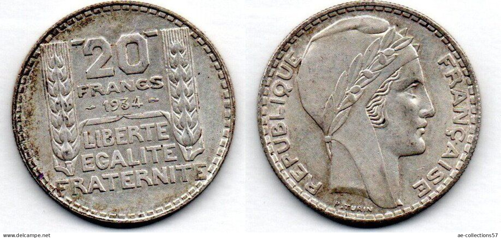MA 20861 /   20 Francs 1934 SUP+ - 20 Francs