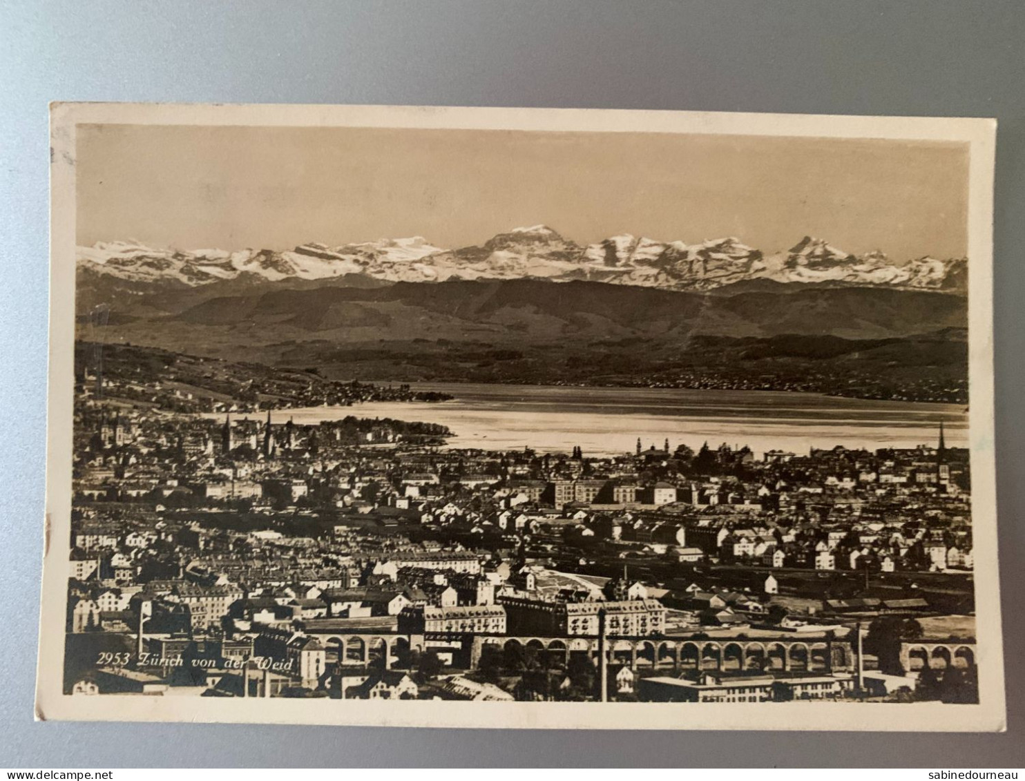 ZURICH VON DER WEID WEHRLIVERLAG KILCHBERG SUISSE CPA 1929 - Kilchberg