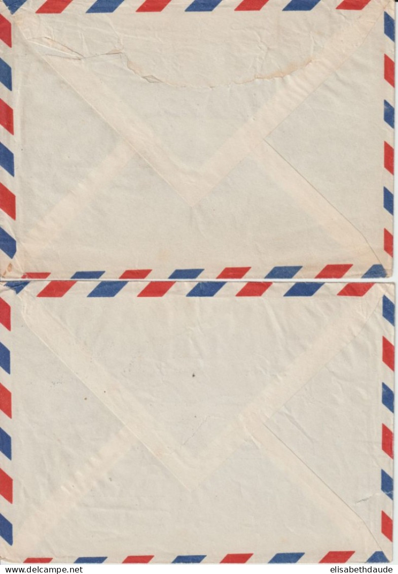 1948 - TCHECOSLOVAQUIE - 2 ENVELOPPES Par AVION De PRAGUE => SEVRES (SEINE ET OISE) - Briefe U. Dokumente