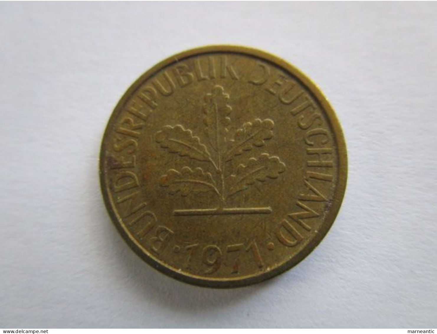 Allemagne Pièce 5 Pfennig 1971 - 5 Pfennig