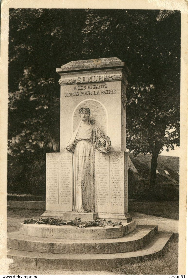 SEMUR (CÔTES D' OR) - MONUMENT Aux MORTS 1914 1918 - PAR Le SCULPTEUR DAMPT)  - - Kriegerdenkmal