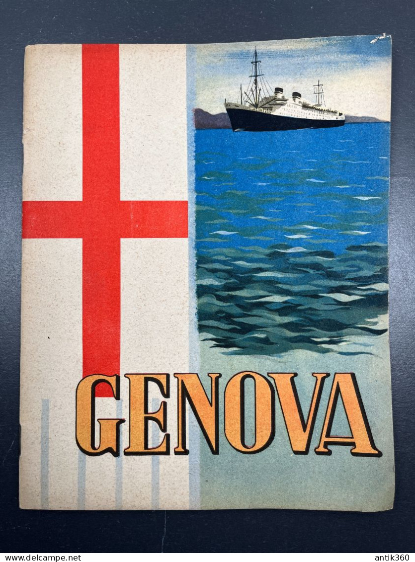 Ancienne Brochure Touristique GENOVA Gênes Italie - Toeristische Brochures