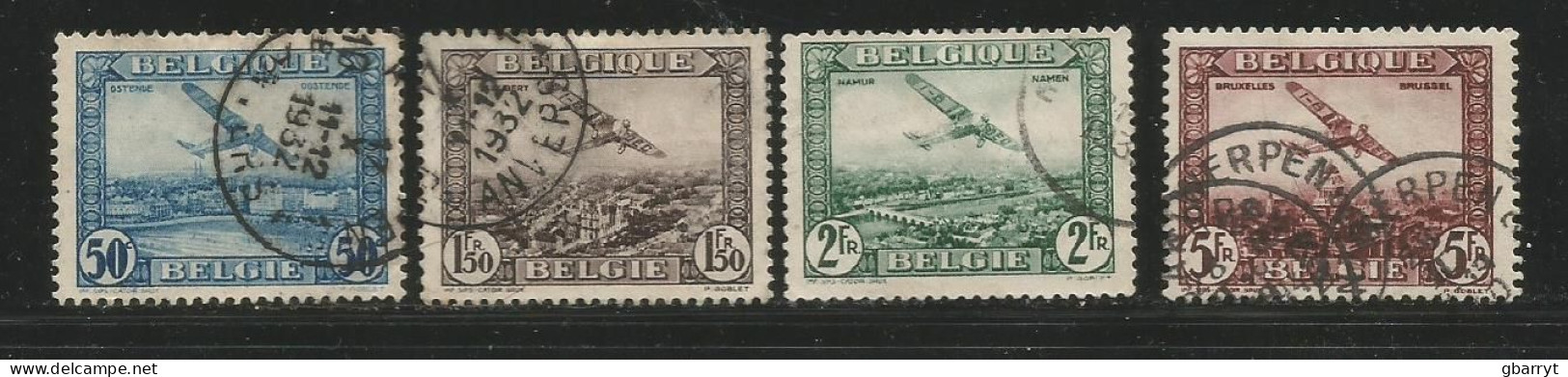 Belgium Scott # C1 - C4 Used Complete ...............................(W10) - Afgestempeld