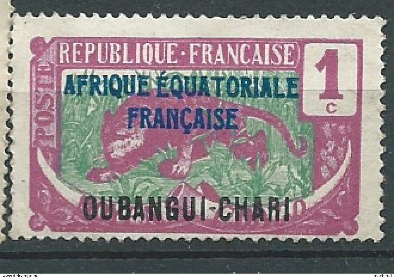 Oubangui -  Yvert N° 43 (*) Gomme Altérée -  AI 33202 - Neufs