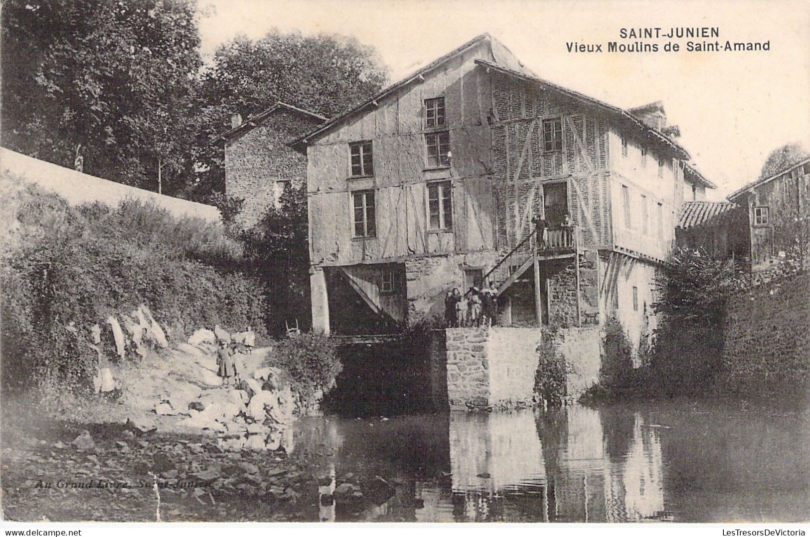 FRANCE - 87 - SAINT JUNIEN - Vieux Moulins De Saint Amand - Carte Postale Ancienne - Saint Junien