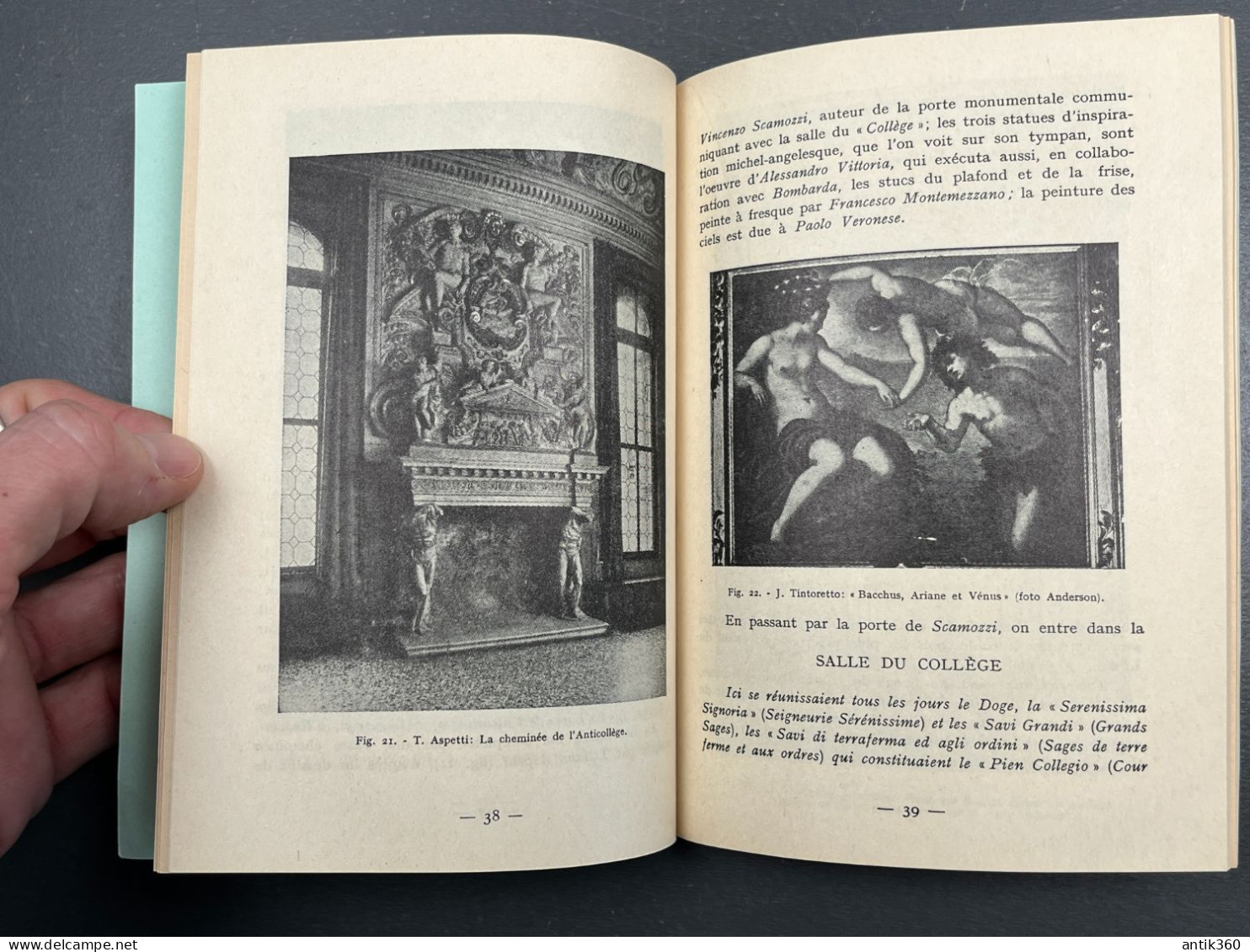 Ancien Guide Historique Artistique LE PALAIS DES DOGES Venise Italie 1957 - Dépliants Turistici