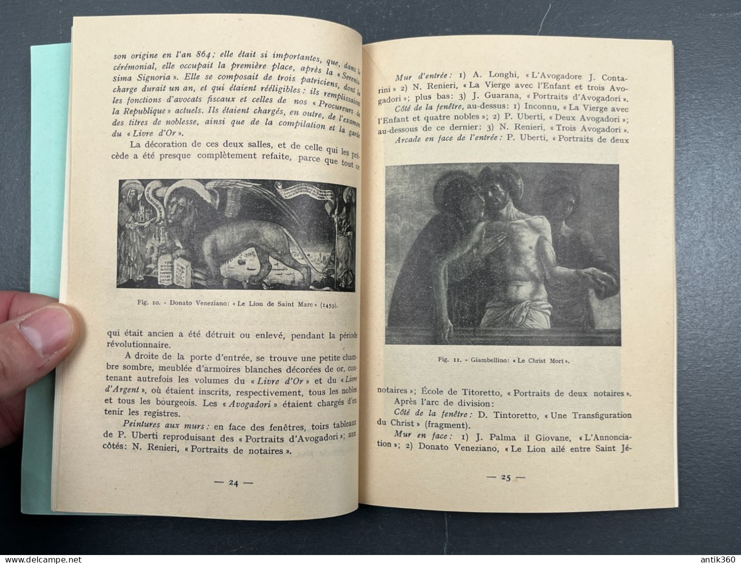 Ancien Guide Historique Artistique LE PALAIS DES DOGES Venise Italie 1957 - Dépliants Turistici