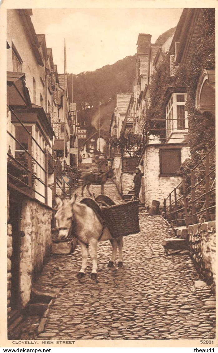 ¤¤   -  ROYAUME-UNIS  -  ANGLETERRE  -  CLOVELLY   -   Lot De 2 Cartes  -  High Street    -   ¤¤ - Clovelly