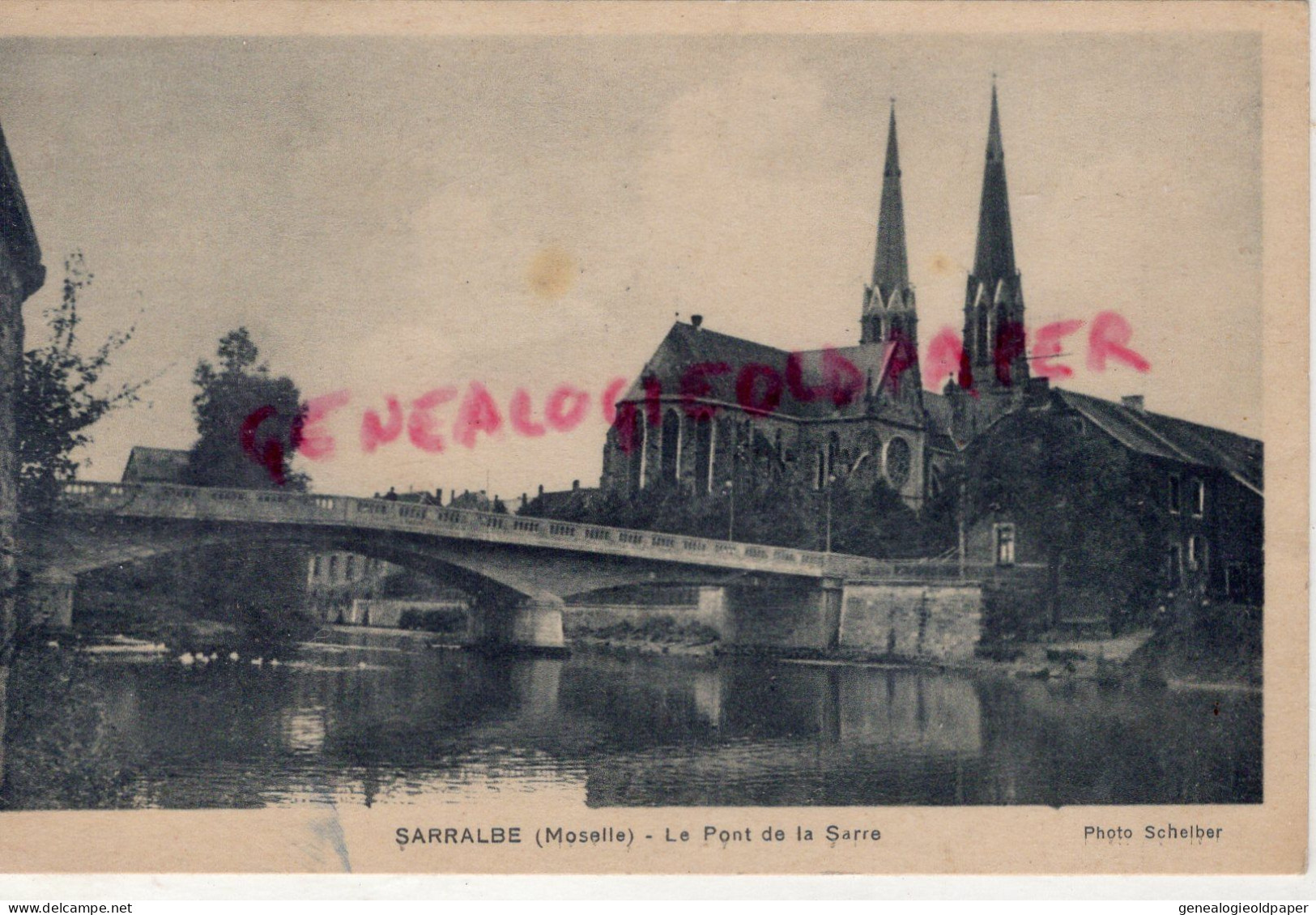 57- SARRALBE- LE PONT DE LA SARRE - PHOTO SCHEIBER - Sarralbe