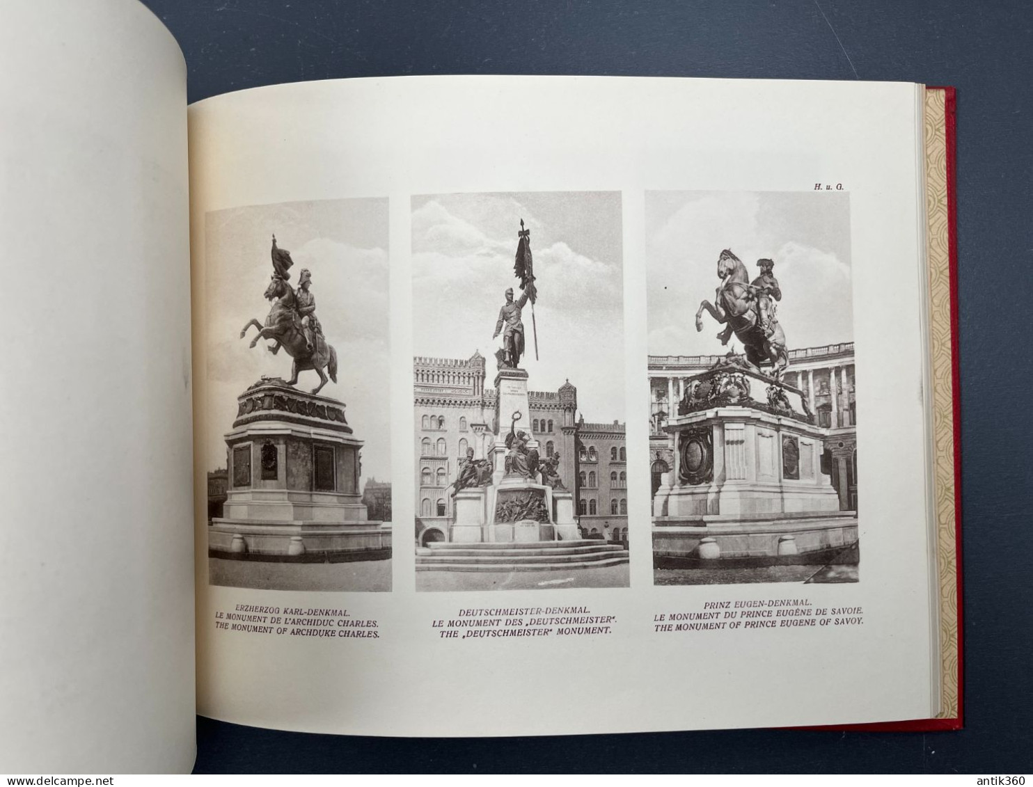 Ancien Album Photogravures Monument De Vienne Autriche - Neuesles Monumental Album Von Wien 1919 - Dépliants Touristiques