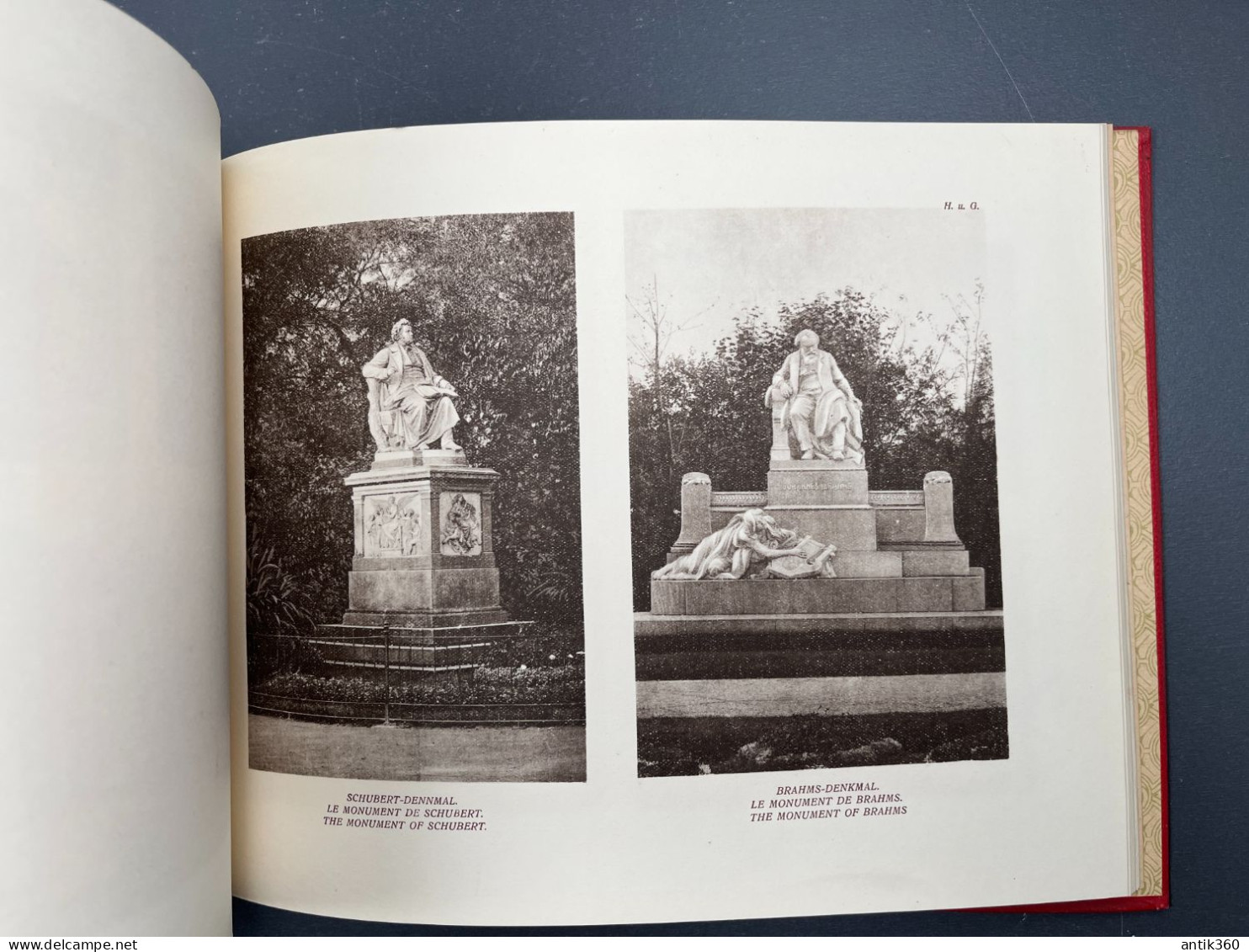 Ancien Album Photogravures Monument De Vienne Autriche - Neuesles Monumental Album Von Wien 1919 - Toeristische Brochures