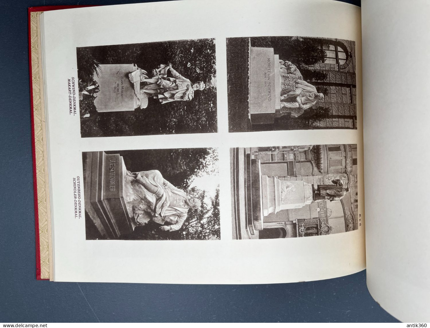 Ancien Album Photogravures Monument de Vienne Autriche - Neuesles Monumental Album von Wien 1919