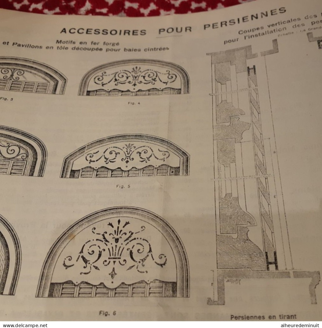 Fascicule Ancien"Ets JAQUEMET & MESNET"1936"persiennes"grilles"monte-charges"rideaux Métalliques Pour THEATRE"barème - Matériel Et Accessoires