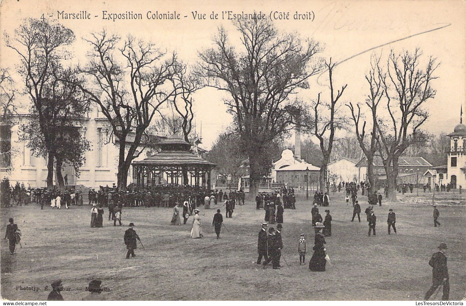 FRANCE - 13 - MARSEILLE - Exposition Coloniale - Vue De L'Esplanade ( Coté Droit ) - Carte Postale Ancienne - Ohne Zuordnung