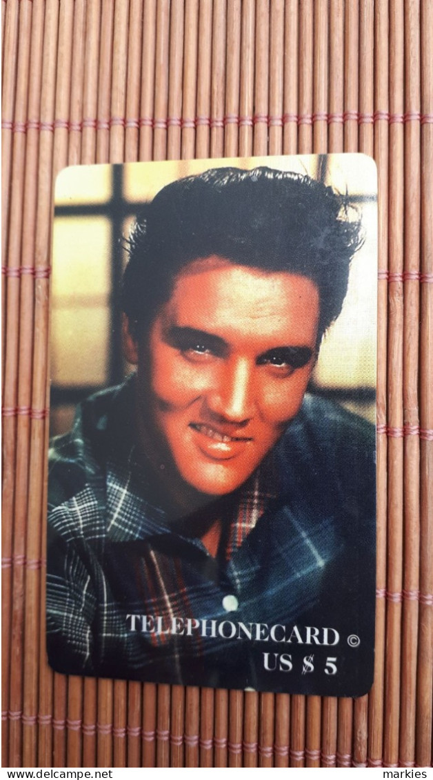 Elvis Presley Phonecard Only 2000 EX Made 2 Scans Rare - Musique