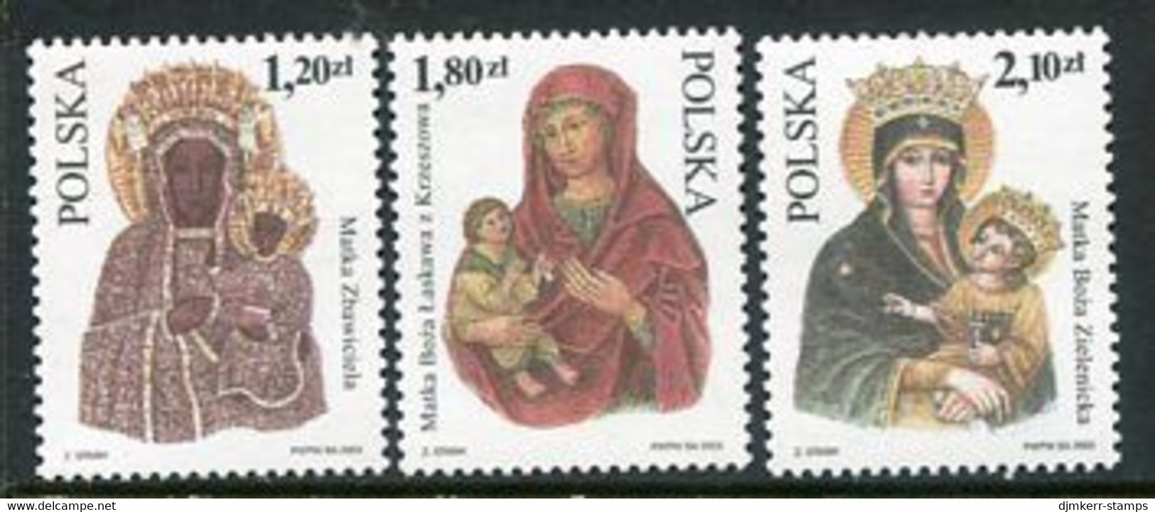 POLAND 2003 Sanctuaries Of St. Mary XIII  MNH / **.  Michel 4070-72 - Ongebruikt