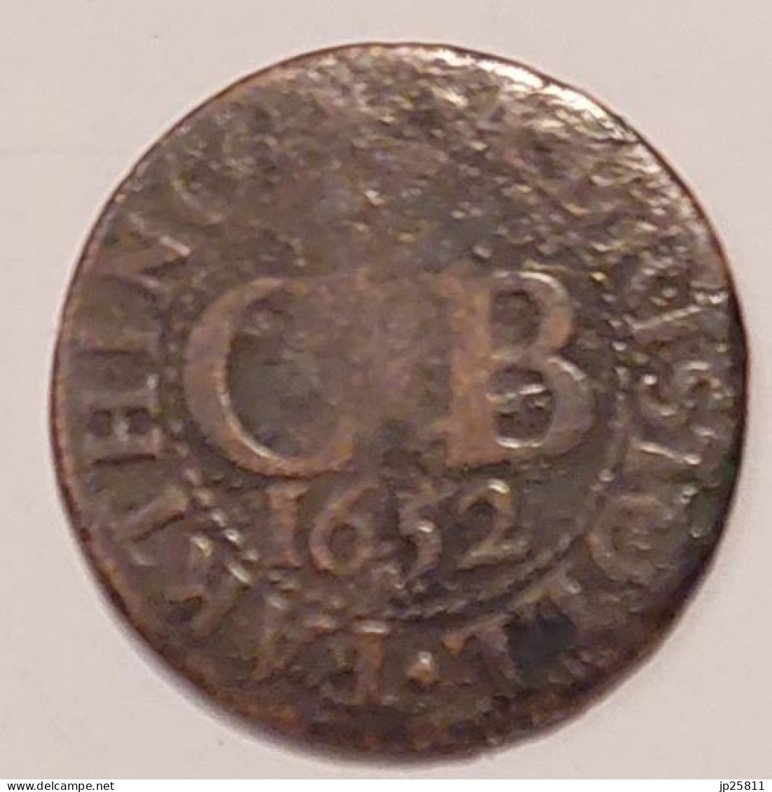 Farthing The Armes Of Bristoll 1652 - Altri & Non Classificati