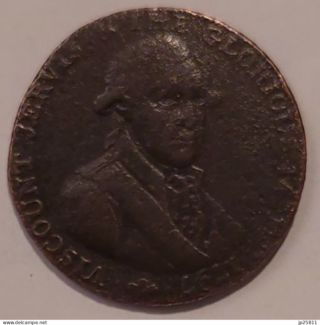 Half Penny 1797 Viscount Jervis - Autres & Non Classés