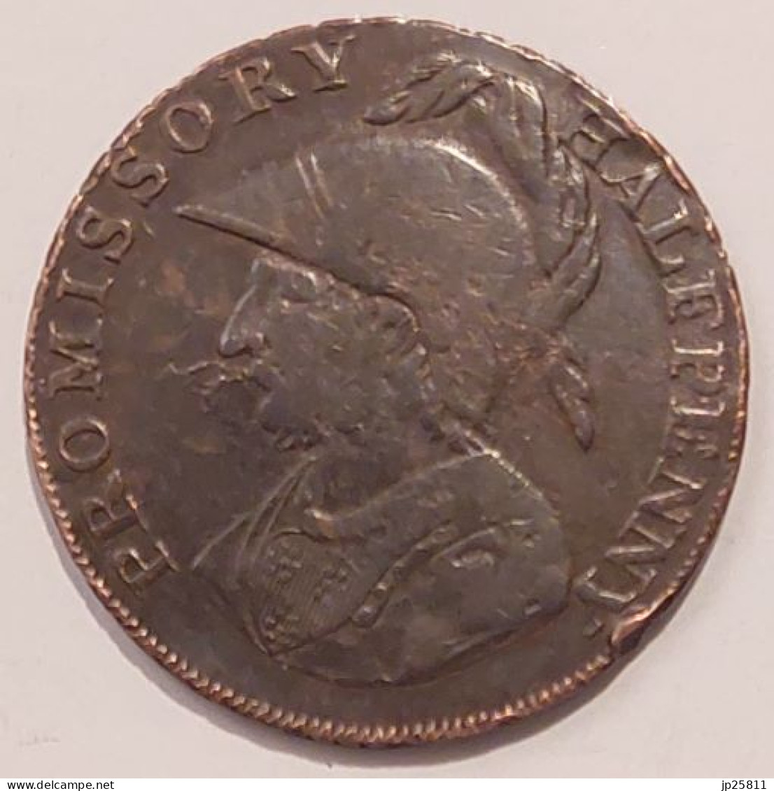 Half Penny 1794 Helmeted Bust PRO BONO PUBLICO - Otros & Sin Clasificación