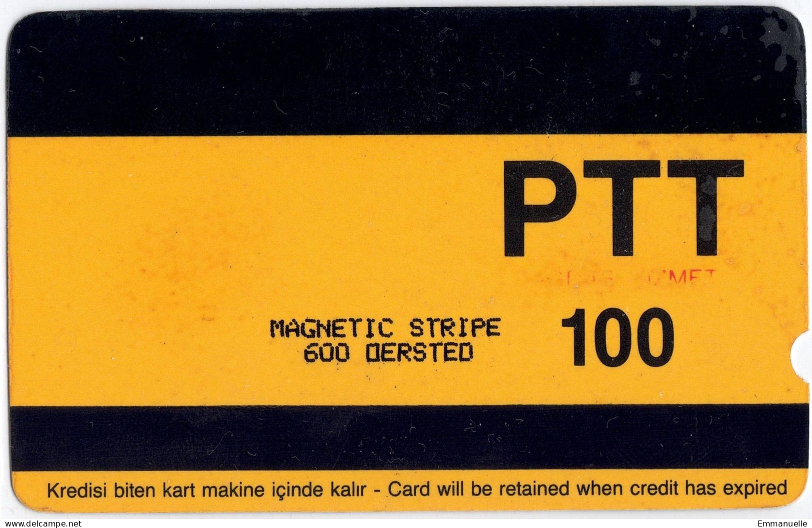 PTT Test  Sample Card - Türkei