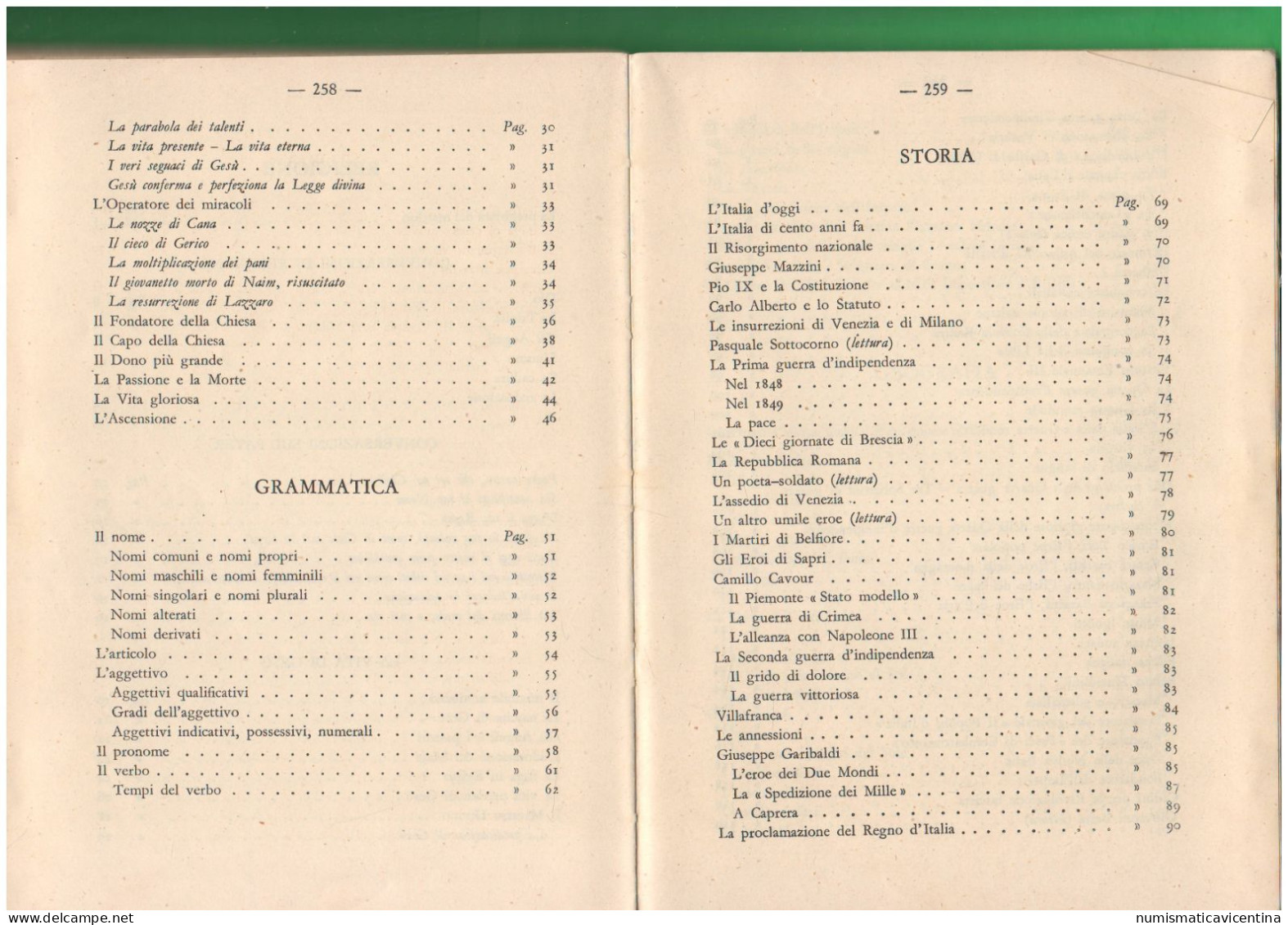 Scuola Elementare 1941 Libro Scolastico Sussidiario Ventennio - History, Philosophy & Geography