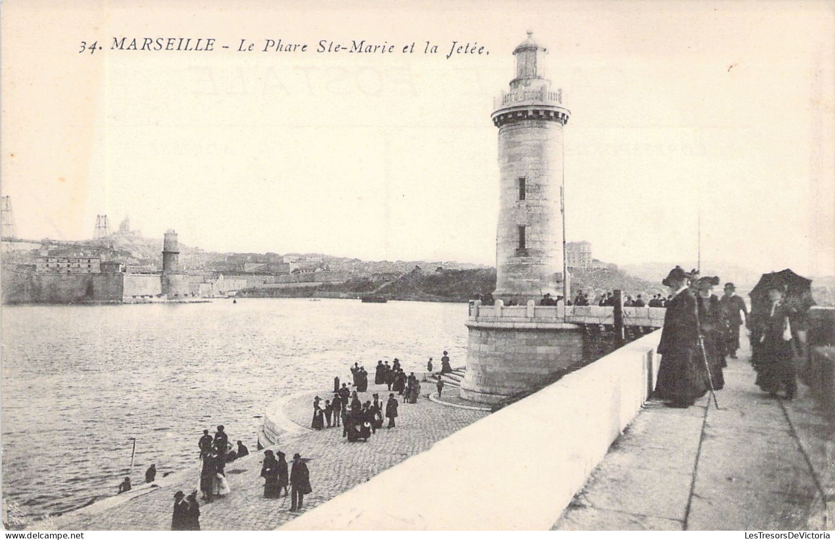 FRANCE - 13 - MARSEILLE - Le Phare Ste Marie Et La Jetée - Carte Postale Ancienne - Sin Clasificación