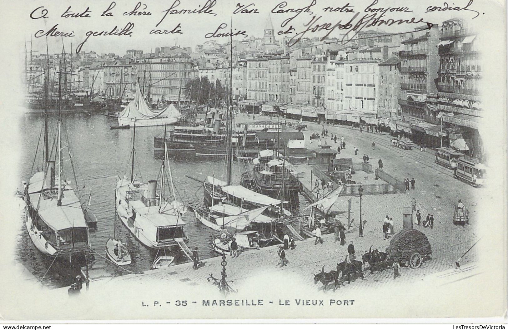 FRANCE - 13 - MARSEILLE - Le Vieux Port - Carte Postale Ancienne - Ohne Zuordnung