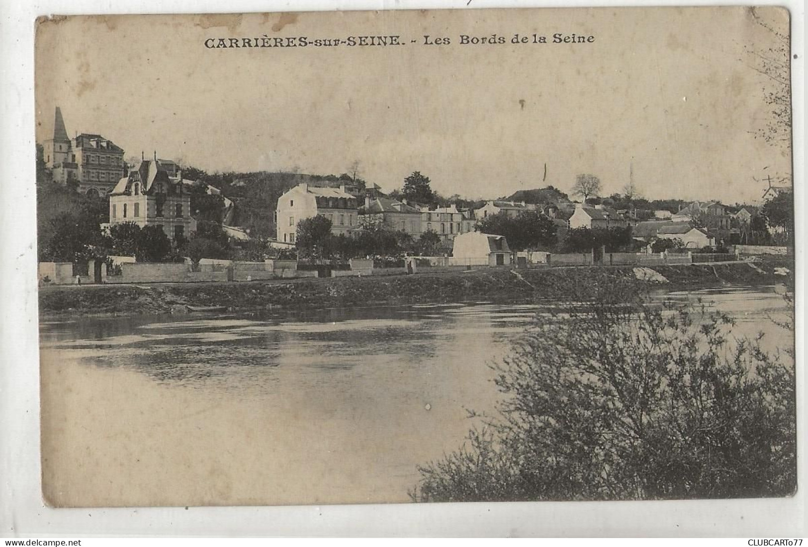 Carrières-sur-Seine (78) : Vue Panoramique En 1912 PF. - Carrières-sur-Seine