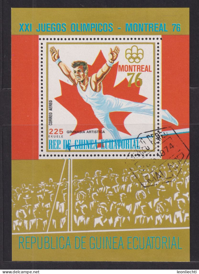 1976 Äquatorial-Guinea: Mi: BL 223°, Olympische Spiele München - Guinée Equatoriale