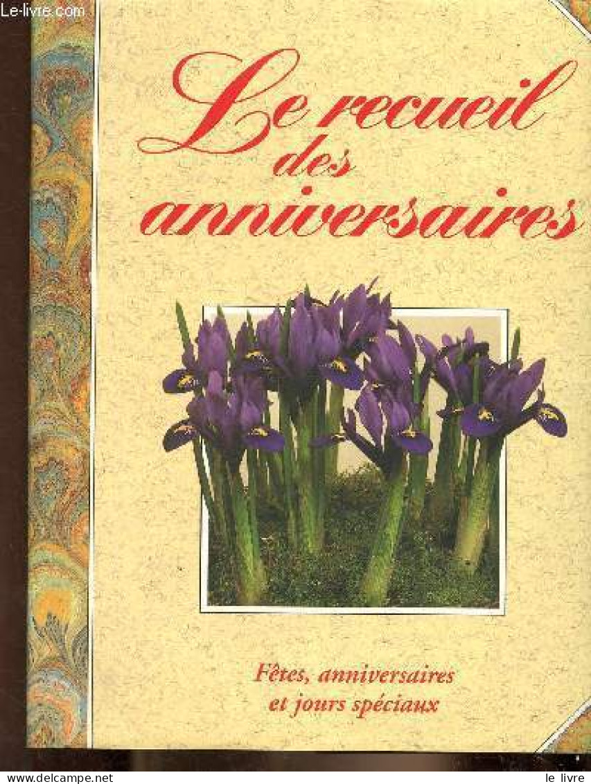 Le Recueil Des Anniversaires, Fêtes, Anniversaires Et Jours Spéciaux - Finnis Jo Et Squire David - 1992 - Terminkalender Leer