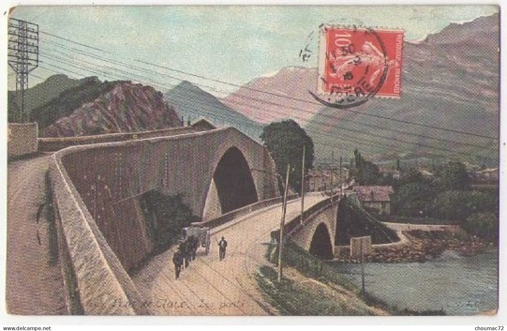 (38) 135, Pont De Claix, LV Et Cie 1469, Les Ponts, Attelage, état - Claix