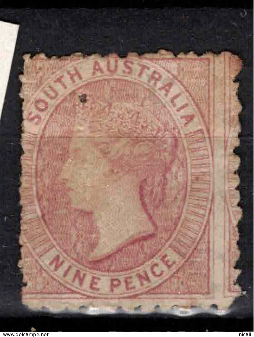 SOUTH AUSTRALIA 1868 9d Claret SG 75 MNG #CBM3 - Mint Stamps
