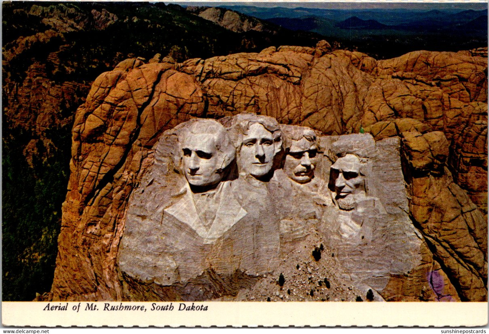 South Dakota Black Hills Mount Rushmore Aerial View - Mount Rushmore