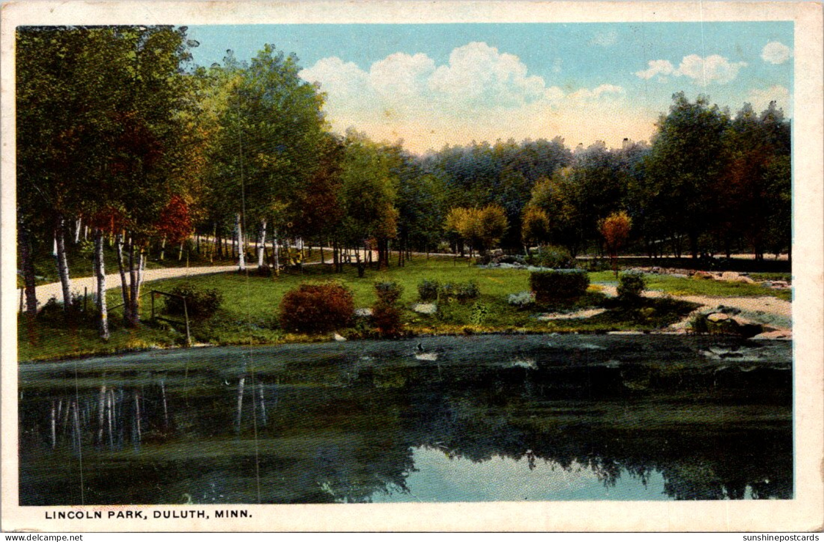 Minnesota Duluth View In Lincoln Park Curteich - Duluth