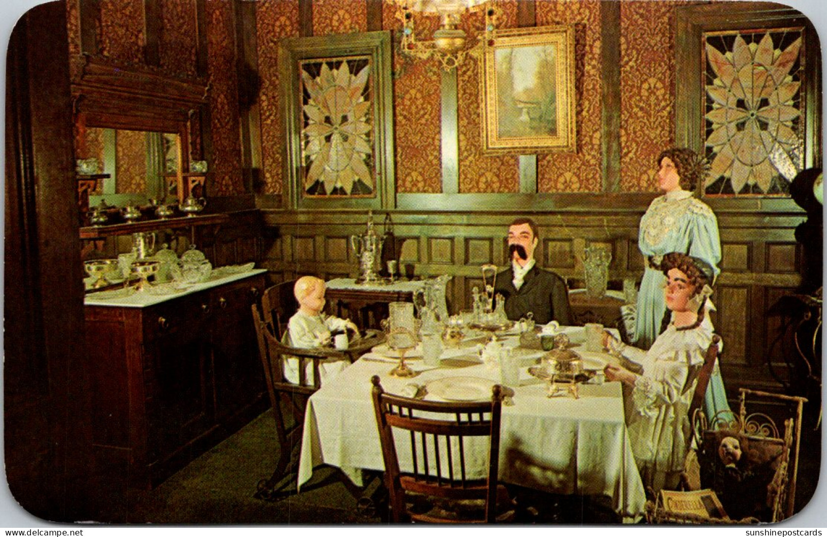 Colorado Colorado Springs Pikes Peak Ghost Town The Dining Room In Old Fashioned Home - Colorado Springs