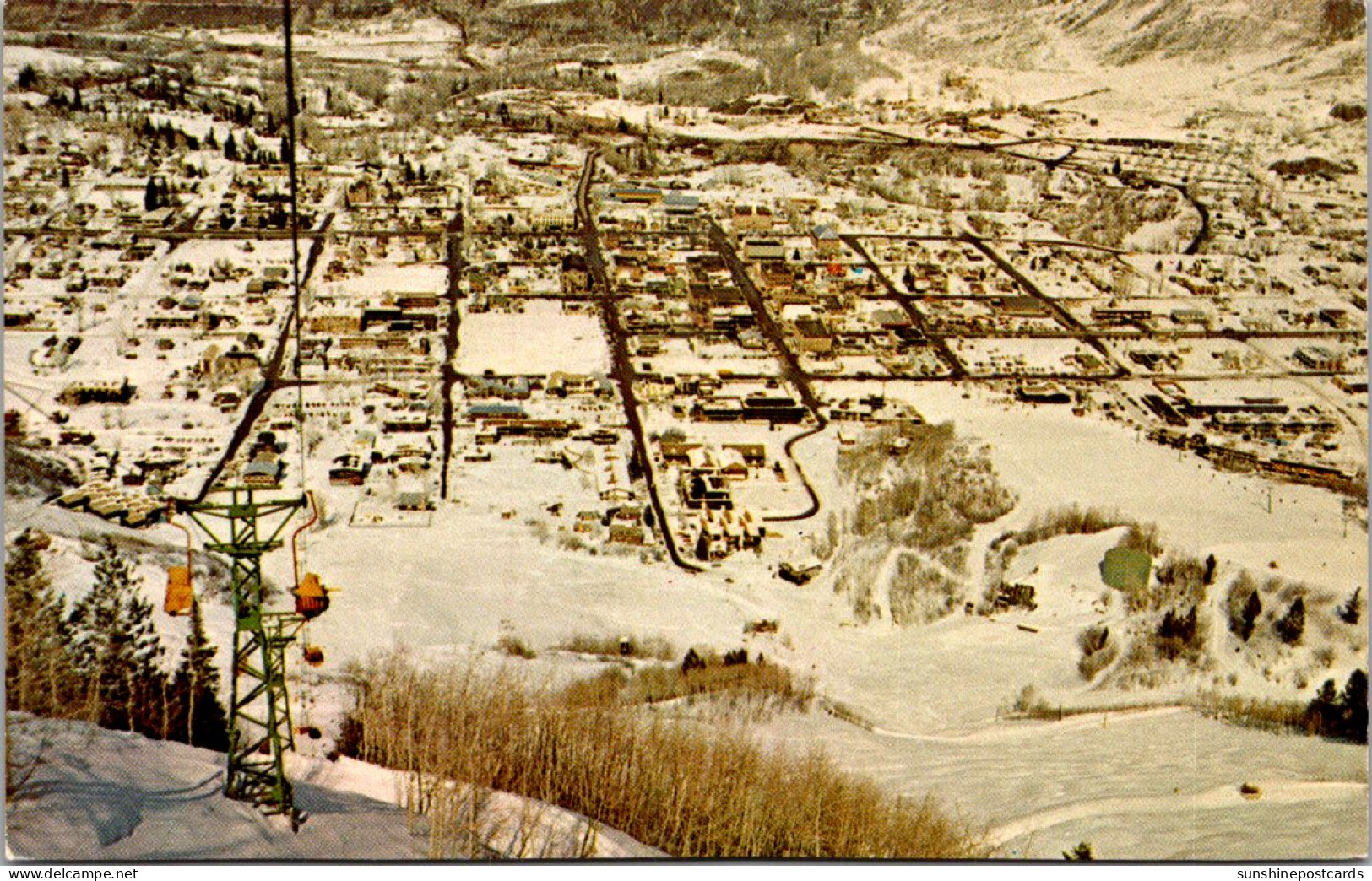 Colorado Aspen Seen From Chairlift No 1 On Aspen Mountain - Rocky Mountains