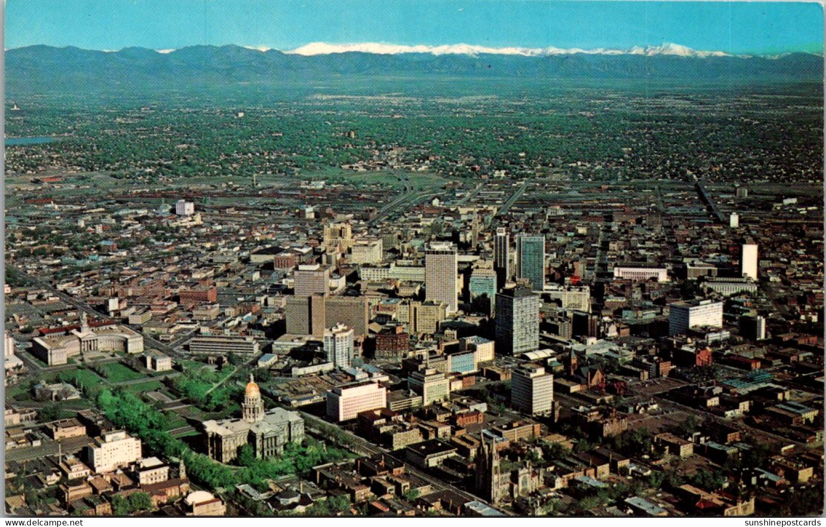 Colorado Denver Aerial View Of Downtown - Denver