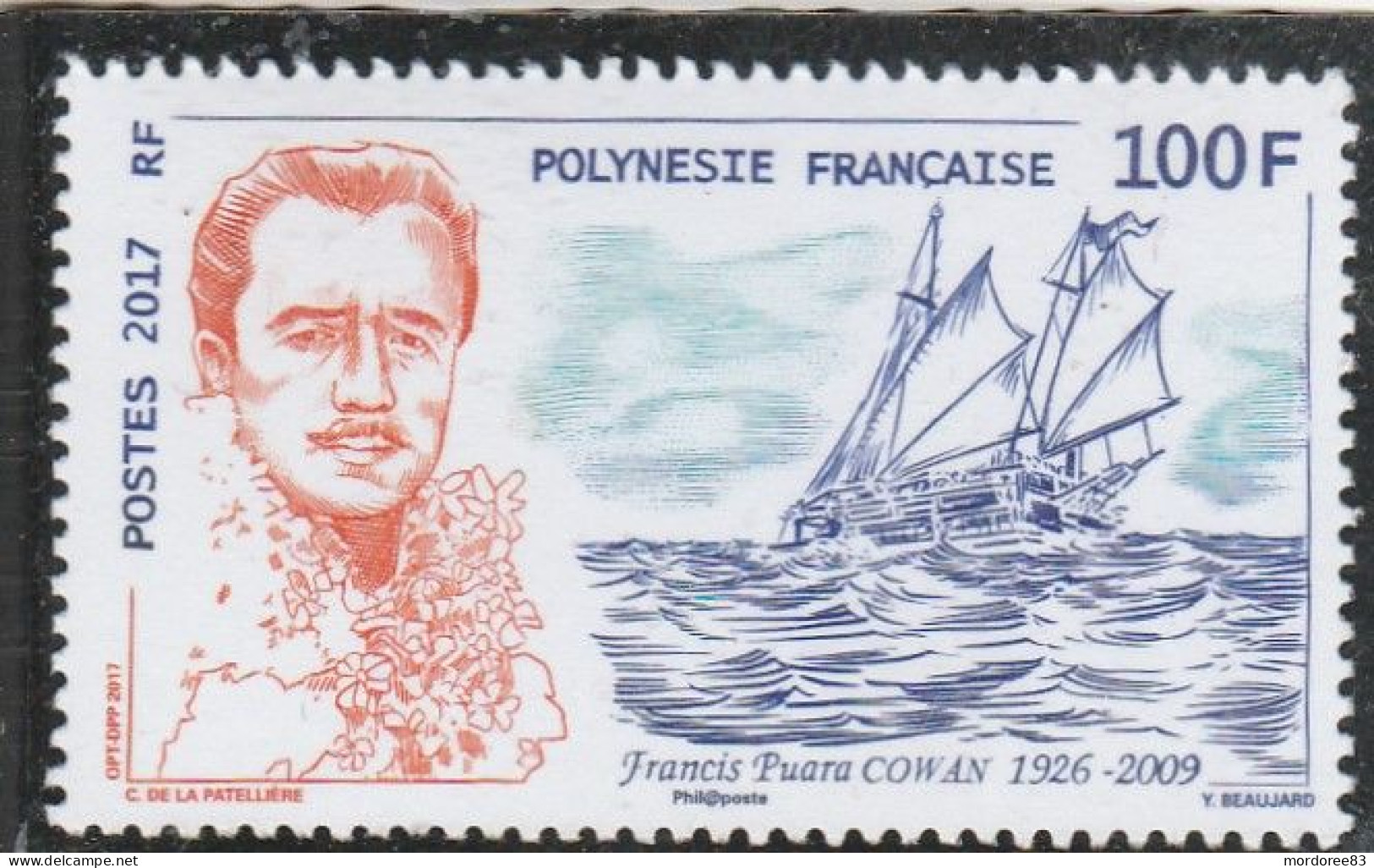 Polynésie 2017 Navigateurs Cowan YT 1171 NEUF - Neufs