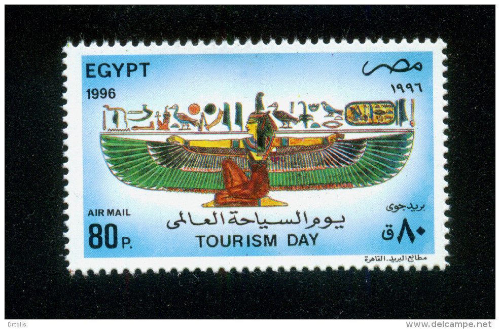 EGYPT / 1996 / INTL. TOURISM DAY / EGYPTOLOGY / HIEROGLYPHS / ISIS / OSIRIS / MNH / VF - Ongebruikt