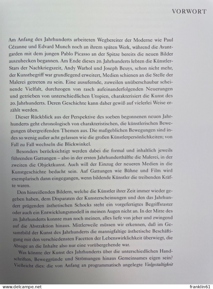 Die Geschichte der Kunst im 20. Jahrhundert : von den Avantgarden bis zur Gegenwart.