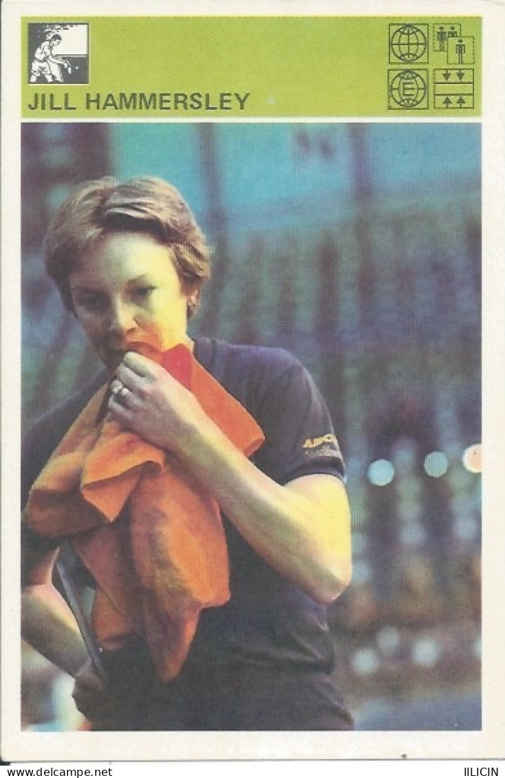 Trading Card KK000291 - Svijet Sporta Table Tennis Ping Pong England Jill Hammersley 10x15cm - Tenis De Mesa