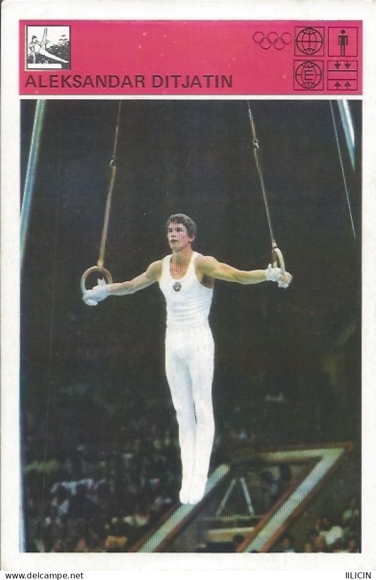 Trading Card KK000293 - Svijet Sporta Gymnastics Russia Alexander Dityatin 10x15cm - Gymnastique