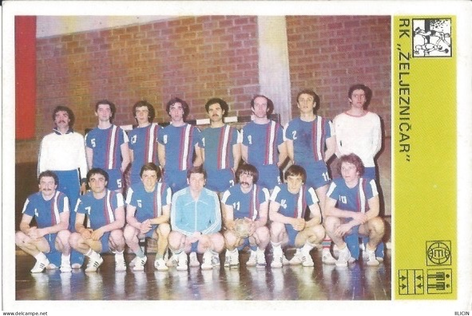 Trading Card KK000298 - Svijet Sporta Handball Yugoslavia Bosnia Zeljeznicar Sarajevo 10x15cm - Handball