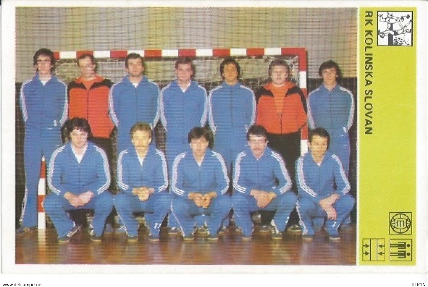 Trading Card KK000299 - Svijet Sporta Handball Yugoslavia Slovenia Kolinska Slovan Ljubljana 10x15cm - Handball