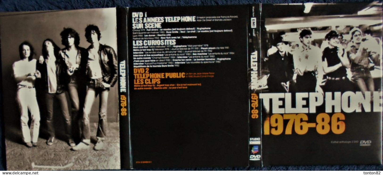 TÉLÉPHONE - 1976-86 - 2 DVD - Téléphone Public, Film De Jean-Marie Perier - Les CLIPS . - Concert Et Musique