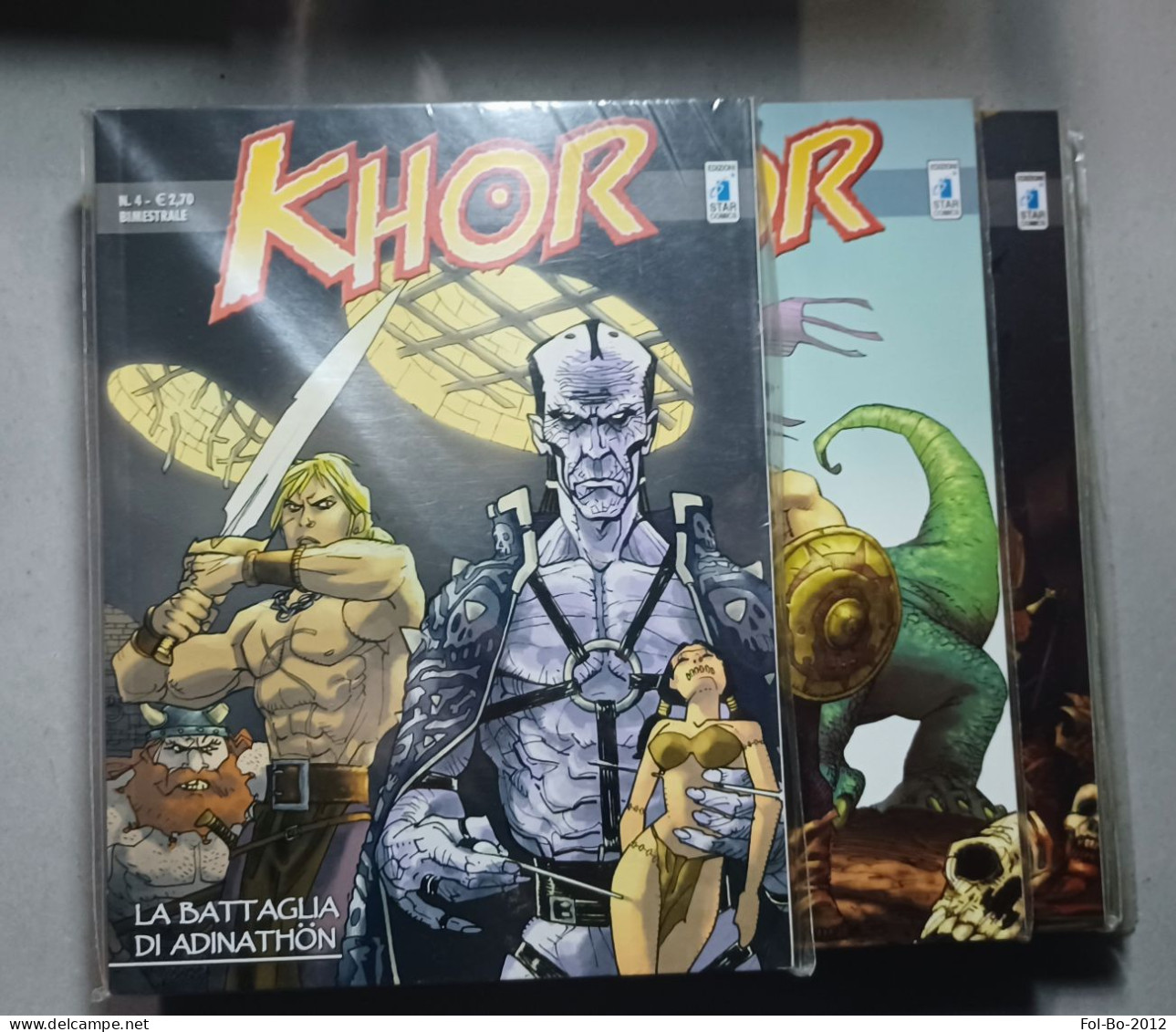 KHOR SERIE COMPLETA 1/4 + N.0+ Cartolina Prima Edizione Star Comics - Premières éditions