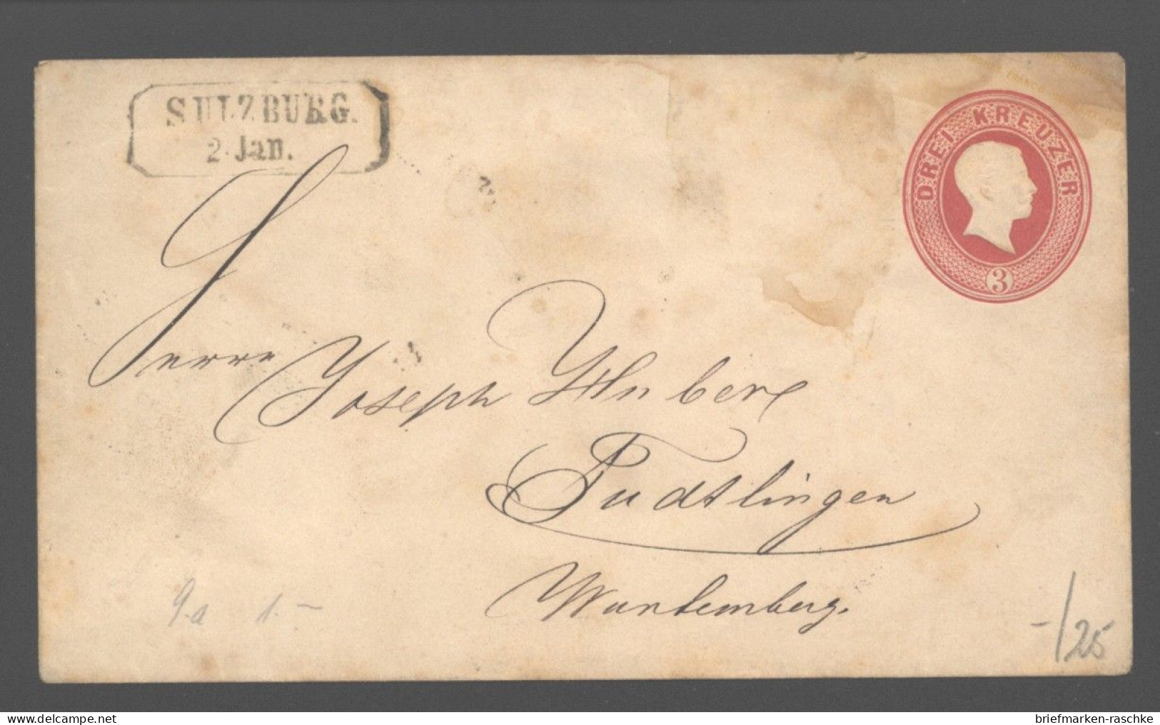 Baden,U9,R2 Sulzburg  (4211) - Postal  Stationery